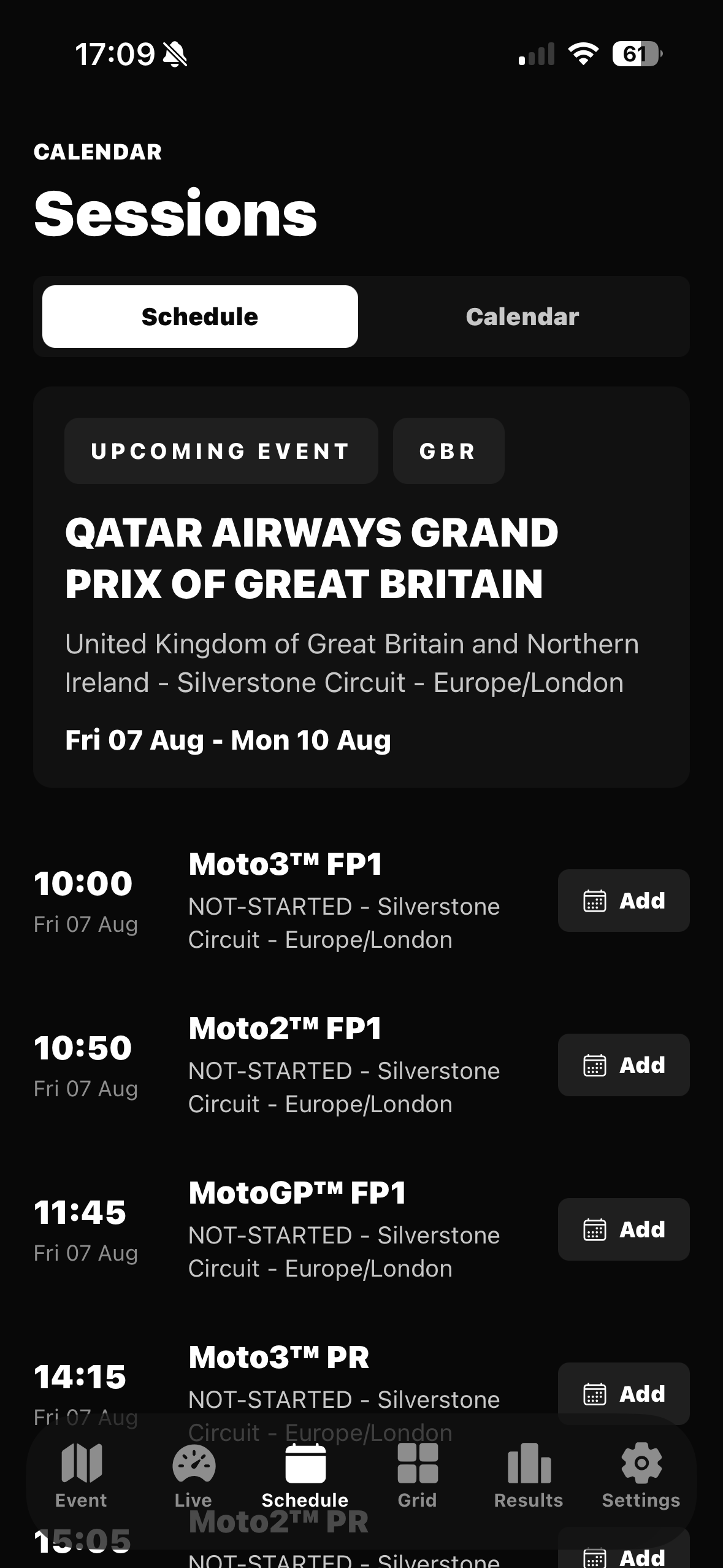 MotoTiming: Building a Real-Time Motorsport Companion App screenshot 13