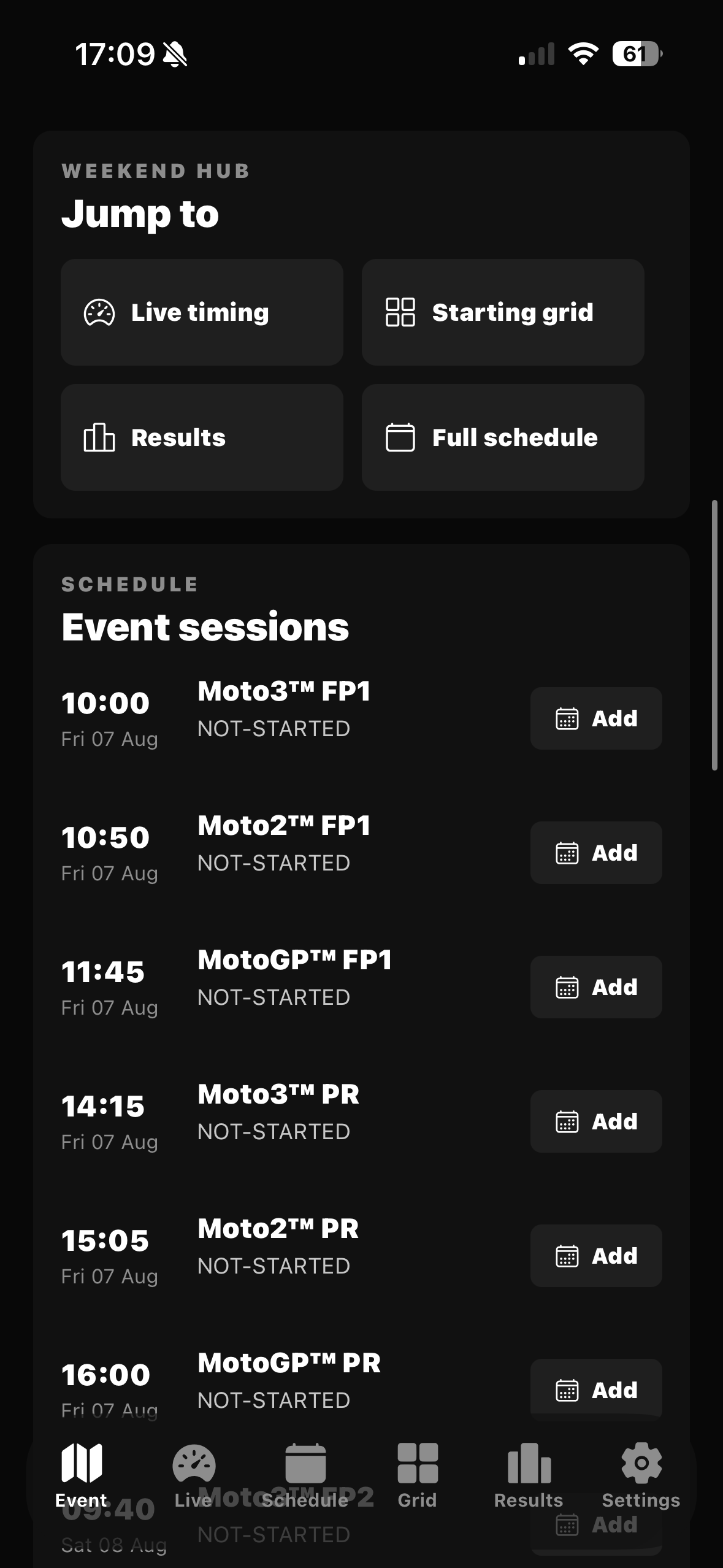 MotoTiming: Building a Real-Time Motorsport Companion App screenshot 15