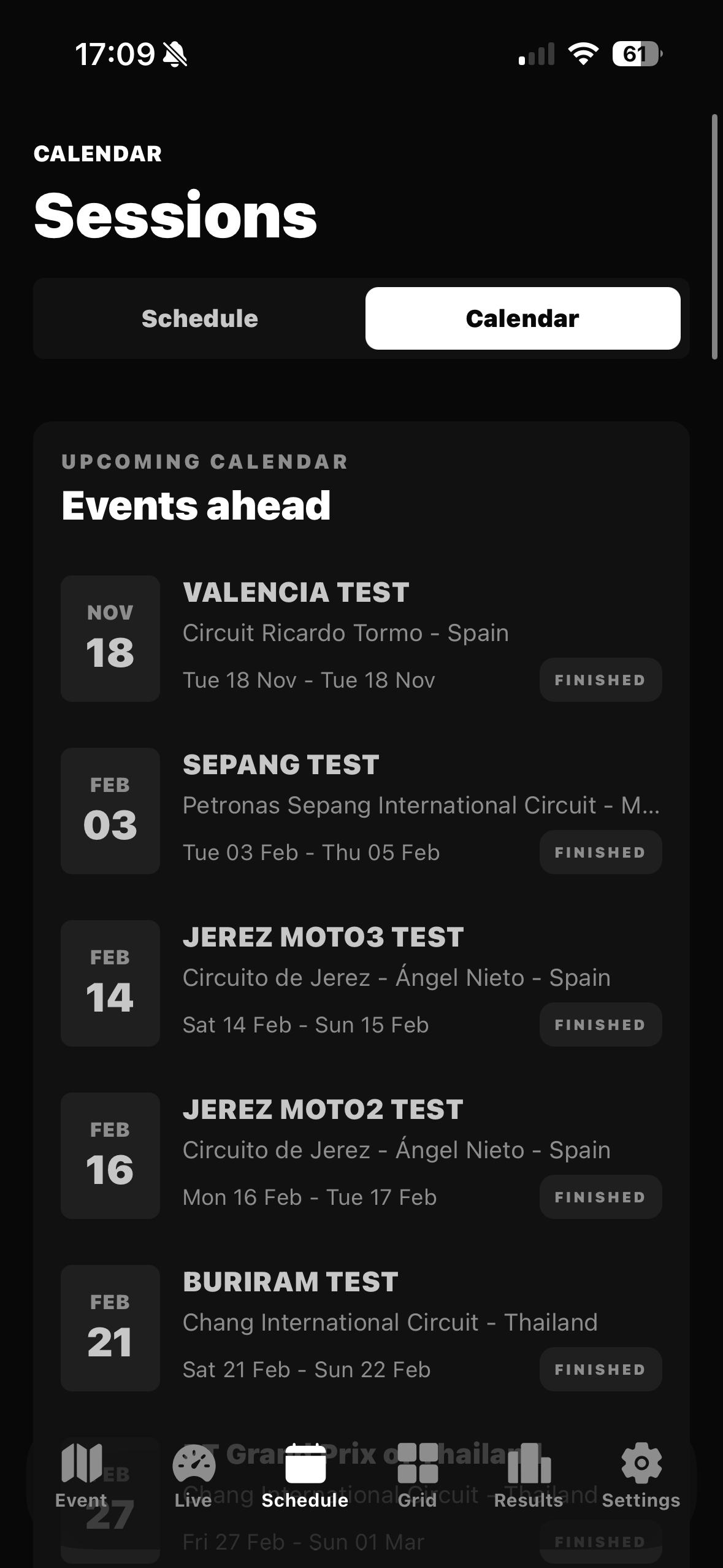 MotoTiming: Building a Real-Time Motorsport Companion App screenshot 12