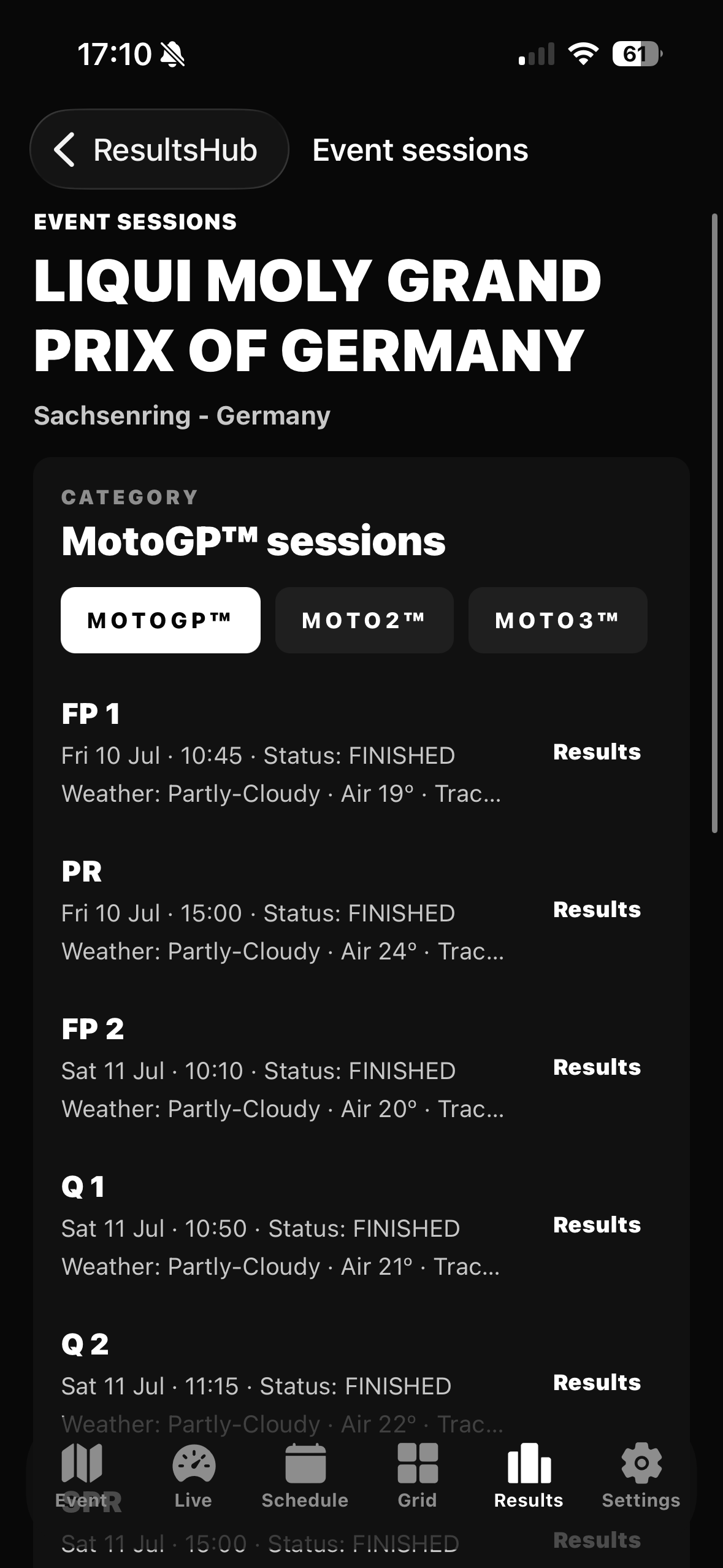MotoTiming: Building a Real-Time Motorsport Companion App screenshot 8